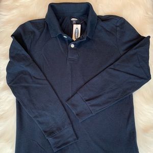 NWT Old Navy Boys Long Sleeve Polo